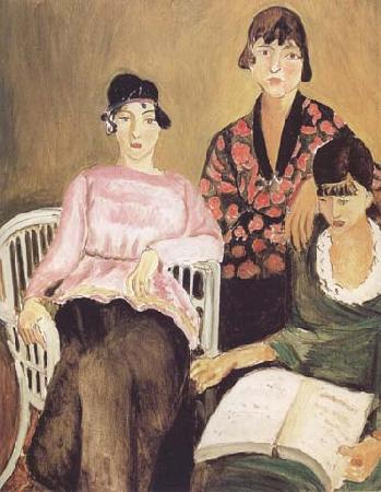 Henri Matisse Three Sisters (mk35) oil painting image